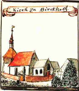 Kirch zu Birckholtz - Koci, widok oglny
